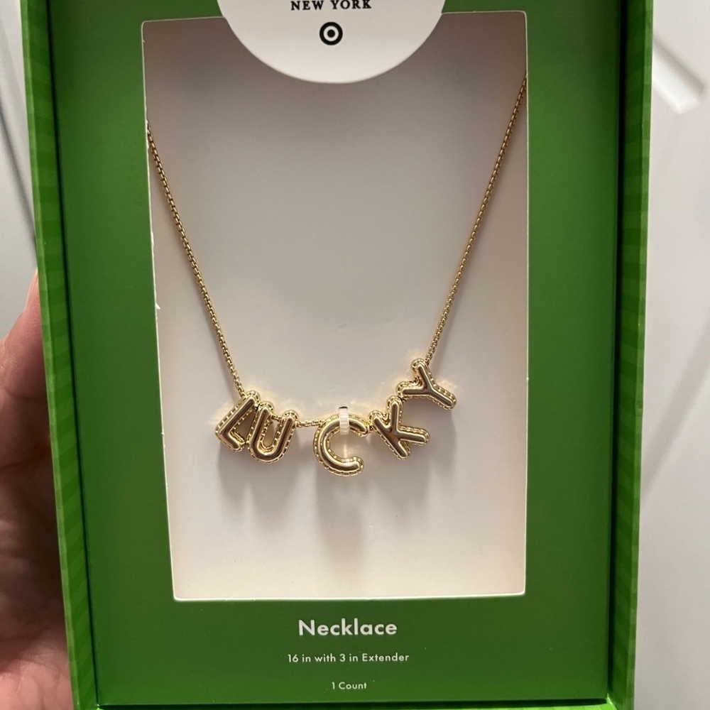 Kate Spade Lucky Gold Necklace